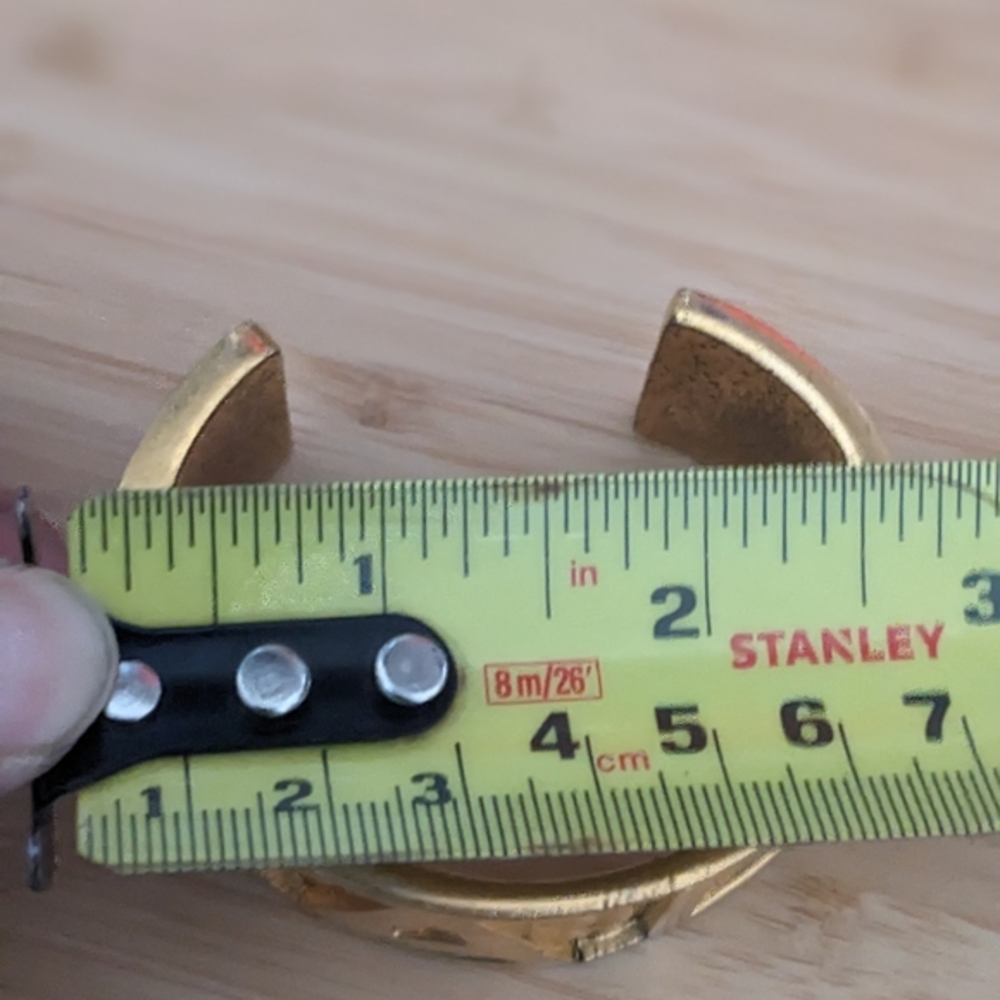 Gold Cuff Bracelet - Picture 11 of 11